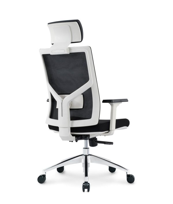 High Back Mesh Chair - CH-226A-BS White Frame