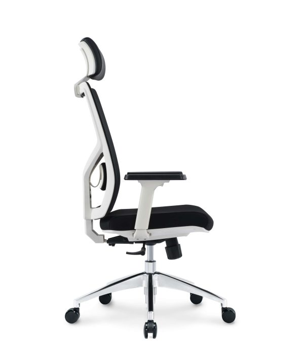 High Back Mesh Chair - CH-226A-BS White Frame