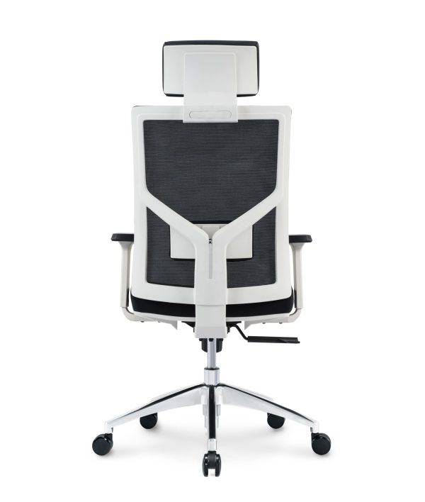 High Back Mesh Chair - CH-226A-BS White Frame