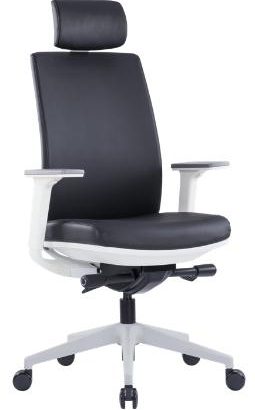 High Back Chair in PU Leather