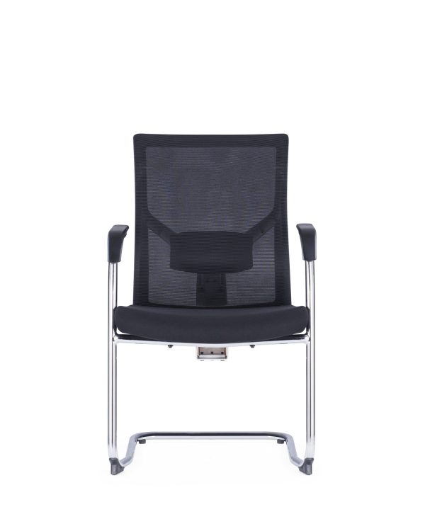 Sledged Wedged Office Mesh Chair