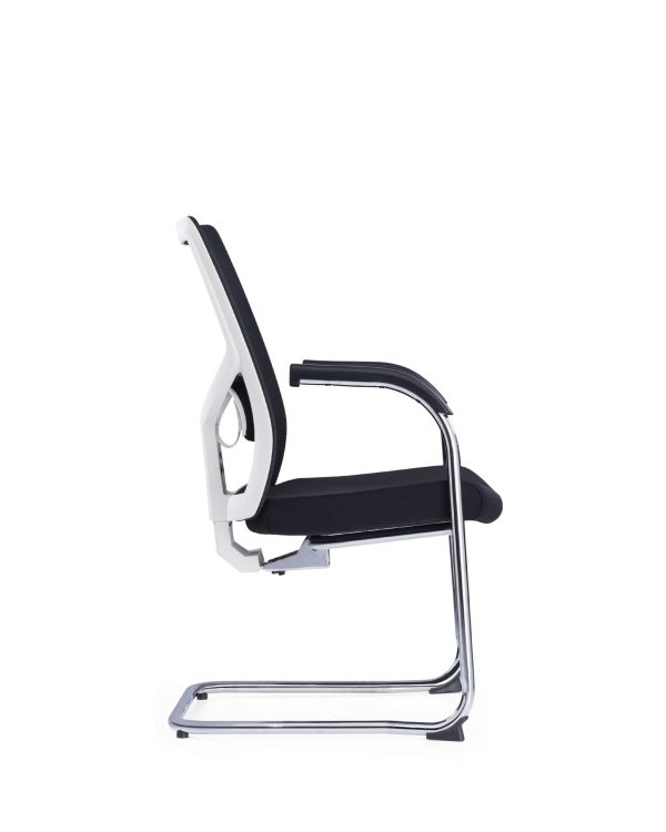 Sledged Wedged Office Mesh Chair
